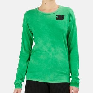 Free City Long Sleeve Green Tee T-Shirt XL